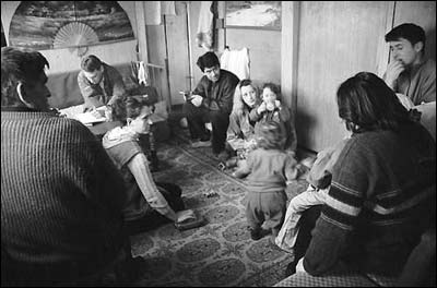 The Krstic family. Photo: ICRC/Agnes Montanari