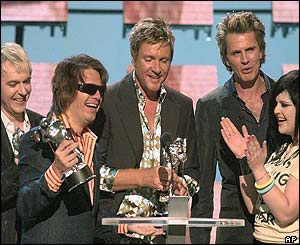 Duran Duran and Kelly Osbourne 