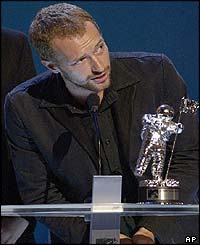 Chris Martin from Coldplay 