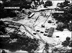 Surveillance pictures captured by U2 spy planes