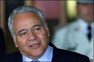 Bolivian President Gonzalo Sanchez de Lozada 