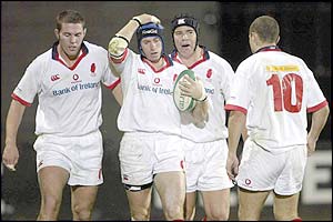 Ulster winger Tyrone Howe