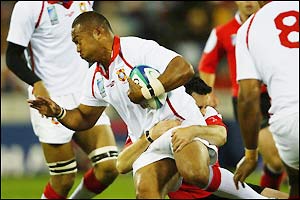 Viliami Ma'asi surges forward for Tonga