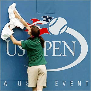 The rain delays play at Flushing Meadows once again
