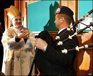Cardinal Keith O'Brien and Robert Fairbairn