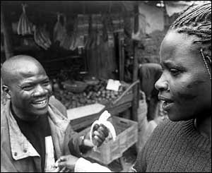 Henry and Monica at work