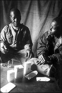 Monica's clients with antiretroviral medication