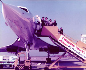 Concorde in Cardiff 1977