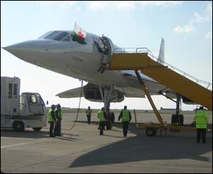 Concorde in Cardiff