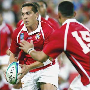 Pierre Hola attacks for Tonga