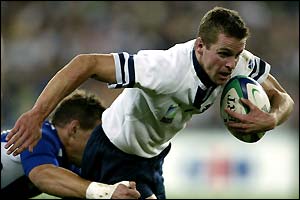 Scotland's Chris Paterson in action