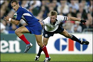 France's Frederic Michalak in action