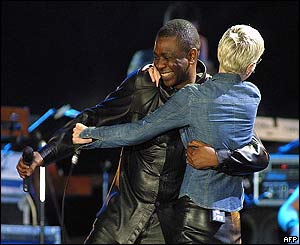 Youssou N'Dour with Annie Lennox