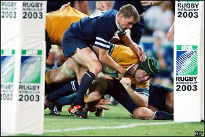 David Lyons scores for Australia