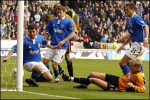 Iversen equalises for the home side