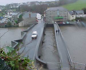 The pill-box was built to protect Cardigan bridge if it was attacked by the Nazis
