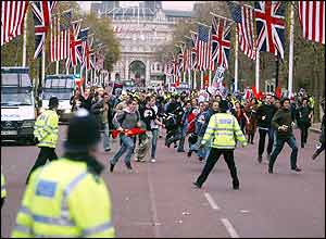 Protesters in the Mall