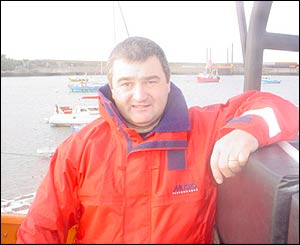 RNLI mechanic Eric Jones said the new lifeboat is a 'mean machine which can get to incident scenes much quicker.'