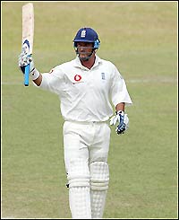 Graham Thorpe makes his half-century