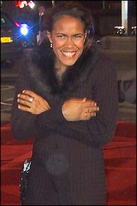 Cathy Freeman arrives at Television Centre