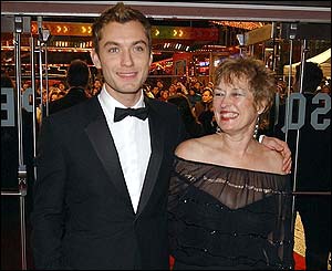 Jude Law and his mother Maggie