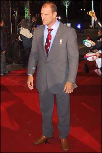 Lawrence Dallaglio arrives at Television Centre