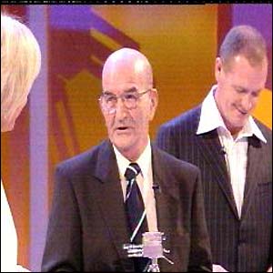 Nobby Woodcock receives the inaugural BBC Unsung Hero of the Year award