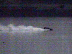 Bluebird during the record-breaking attempt