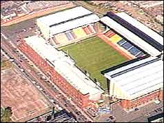Aerial view of stadium taken in 1989