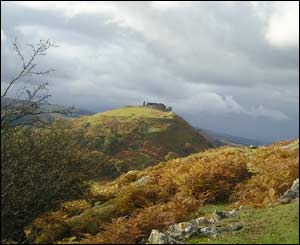 Colin Hanson, Bala, Gwynedd, sent this image of Castell Dinas Bran, Llangollen