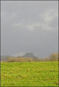Anthony Powell from Loughor in Swansea sent this image of Carreg Cennen in the distance on a January afternoon.