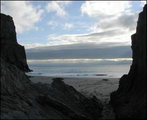 Dave Allen, from Tongwynlais, Cardiff, sent in this picture of Fall's Bay in south Wales