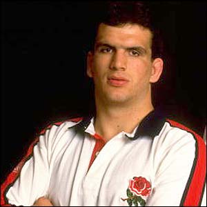 Martin Johnson poses for an England photograph in 1993