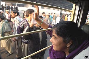 The deadlock stopped people from travelling since the nuclear-armed rivals were on the brink of war