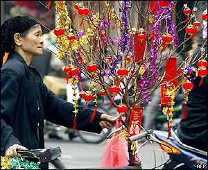 Decoration seller in Hanoi