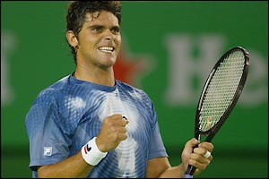 Philippoussis' victory sets up a third round tie against Croatian Mario Ancic 