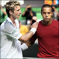 Juan Carlos Ferrero and Hicham Arazi