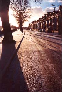This shot of Fitzhamon Embankment in Cardiff makes Denim Borowicz and his fiancee Rhian Nelson-Jones feel homesick (they now live in Australia) 