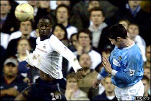 Jonathan Macken heads a last-gasp winner for City