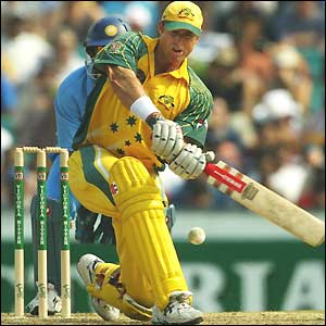 Hayden sweeps a spinner