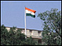 Indian flag flying
