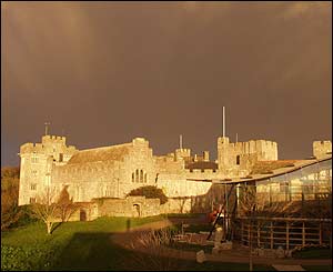 Vincent Mulder took this shot of St Donat's Castle from Atlantic College