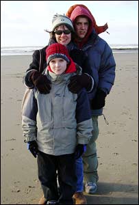 John Parker sent in this image of his family at Southerndown beach
