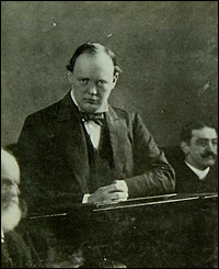 Young Winston Churchill (With permission of Dominic Winter Book Auctions)