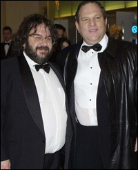 Rings director and film mogul Harvey Weinstein were all smiles on the night.