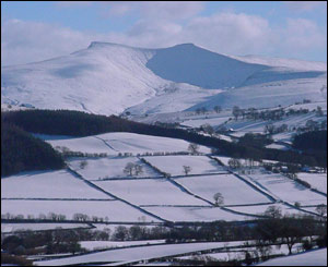 Rob Stephens from Brecon sent this picture of the snowy Brecon Beacons