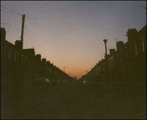 Glenroy Street in Roath, Cardiff, in the early hours of the morning (Rob Pugsley)