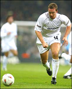 Kevin Davies advances down the pitch