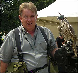 Bob Dalton with a saker