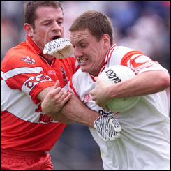 Cormac and Anthony Tohill were involved in several great midfield tussles